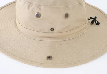 Connectyle Meeste-Naiste Boonie Päike Müts Laia Ääreni Reguleeritav Hingav Puuvillane Safari Müts, mille Rihm UV-Kaitse Väljas Mütsid 2