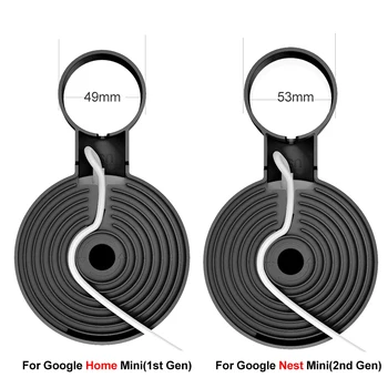 Outlet Wall Mount Omanik Google Home Mini(1st Gen) ja Google ' i Pesa Mini(2st Gen) Ruumi-Säästes Tarvikud Kompaktne Juhul Pistik 2