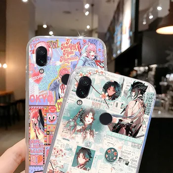 Genshin Mõju Anime Pehme TPU Telefoni puhul Huawei Honor 9S 9A 9C 30 20 Pro 8X 9X Lite 8S Y5P Y7A Y8P Y7P Y6P Y7A P-smart Cover 2