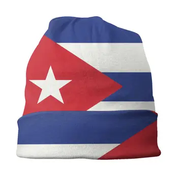Streetwear Talvel Soe Naiste, Meeste, Koo Mütsid Täiskasvanud Unisex Kuuba Lipu Skullies Beanies Mütsid Kuuba Patriootliku Kapoti Mütsid 2