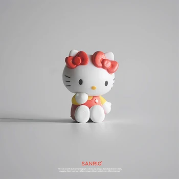 Kawaii Sanrio Hello Kittys Väike Ornament Anime Kuromi Cinnamoroll Tutt Puriin Cartoon Armas Töölaua Kaunistus Mänguasi Tüdrukud 2