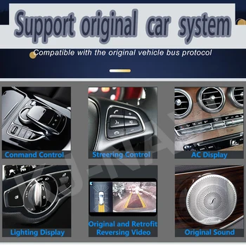 8.8 Tolline Android 12 Auto Tarvikud Benz C-Klass W204 2011-2014 NTG Multimeedia Mängija Carplay Video, Raadio-Auto Monitorid 2