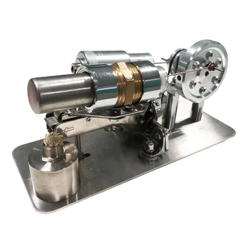 Stirling Mootori Mudel Alkoholiga Lamp Kõrge Temperatuuri Sai Soojusenergia Magnet Generaator Õpetamise Mänguasi 2