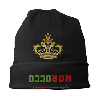Maroko Kuningriigi Skullies Beanies Maroko Lipp Mütsid Hip-Hop Mehed, Naised, Mütsid Suvel Termilise Elastne Mütsi Kudumise Kübarad 2