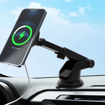 Laadija Auto Telefoni Omaniku iPhone 12 Pro Mini Pro Max Teleskoop iminapp Auto Armatuurlauale Mount mobiiltelefoni Seista 2