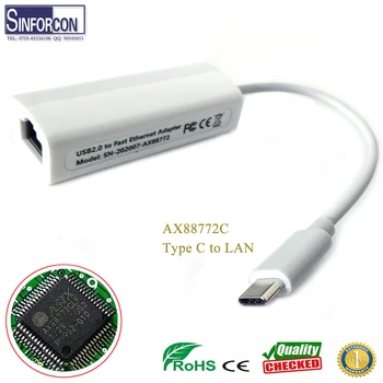 AX88772 Micro-USB-LAN Adapteri Juhe Android Tv Box STB Tiguan Firmware Upgrade Mib2 VW IPC SBC 2