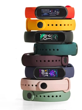 UUS Mood Spordi mees smart Watch Bänd Xiaomi Mi Band 5 rihma nutikas Käevõru Silikoonist Randmepaela Mi band 5 üldine ver 2