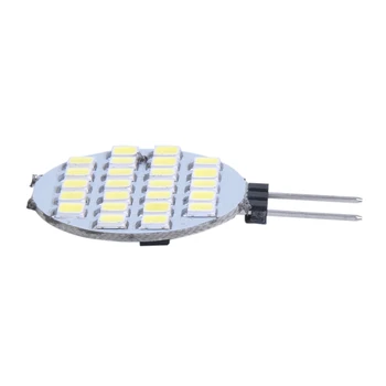 2X G4 1210 SMD 24 LED Lamp Lamp Pirn Valge laik 6000-6500K DC 12V 2
