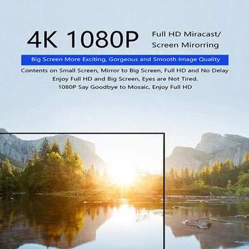 Koogold Kuum Miracast Airplay Anycast Ultra HD 4K Peegel Ekraan Telefoni Casting Android, iOS, Mac Windows TV Stick 2.4/5G Wifi 2