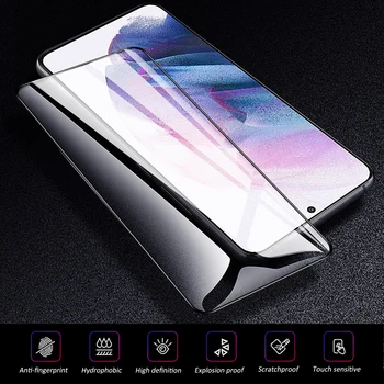 KEYSION Karastatud Klaasist Samsung Galaxy S21 Ultra 5G S21+ Plus Ekraan Kaitsja Telefon Full HD Glass Film Galaxy A52 A72 5G 2