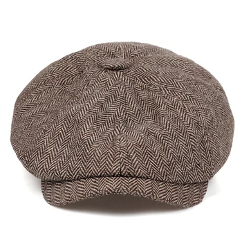 2019 uus mood pruun ruuduline müts müts mees puuvill% hip-hop mütsid sügisel ja talvel, väljas vaba aja ühise põllumajanduspoliitika kõrge kvaliteedi mütsid 2
