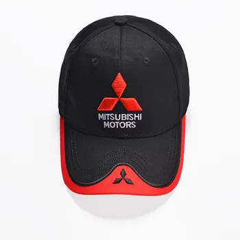 Baseball Cap Mitsubishi logo Tikand Vabaaja Snapback Müts 2019 Uus Mood Kõrge Kvaliteedi Mees Võidusõidu Mootorratas Sport müts 2