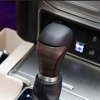 Auto Automaatse käiguvahetuse Nupp Käigukangi Hoob Toyota Land Cruiser Prado 150 2018 2019 2020 Kollane Puit 2