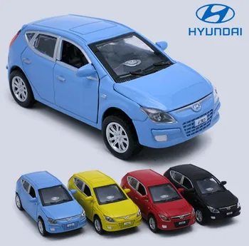 1:34 sulam, tõmba tagasi, auto mudel,kõrge simulatsiooni Pekingi kaasaegse i30,metallist diecasts,kogumise mänguasi sõidukid,tasuta shipping 2