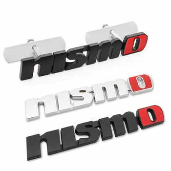 3D Metall NISMO Kleebis Auto Esiosa Iluvõre Embleem, Rinnamärk Decal Auto Stiil Nissan Qashqai Juke Tiida Teana Almera Tarvikud 2