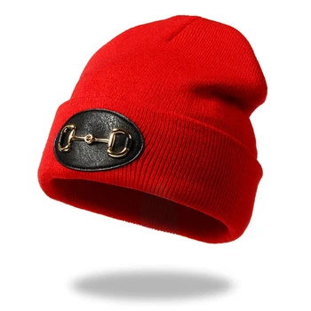 Silmkoelised Beanie Müts Metallist Pandla Decor Soe Külmutamine Talvel Talvel Kõrva Kaitse 2