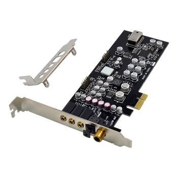 CM8828 PCI-E X1 7.1 CH Temperatuur Täitke helikaart Professionaalse Kvaliteediga HD Audio Ja Video Mängude Seadmed, Audio Kaart 3