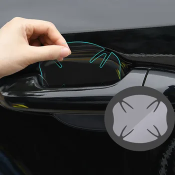 Auto universal 4 tükki auto ukse käepide nähtamatu, läbipaistev anti-scratch kaitsev kleebis jaoks Suzuki Grand Vitara 2016 Sx4 3