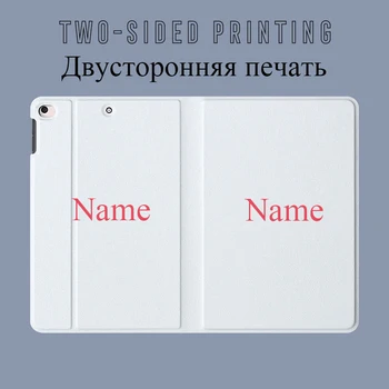 Custom nimi Monogra Lill Case for iPad 10.2 Juhul iPad Õhk 3 9.7 2019 Pehme Tableti Kate iPad Mini Pro 11 10.5 12.9 2020 3