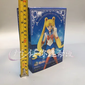 UUS 14CM rem ram Koomiks Anime Super Sailor Moon nukud PVC Tegevus Joonis Tiivad Kook Teenetemärgi Kogumise Mudeli Mänguasja Nukk 3