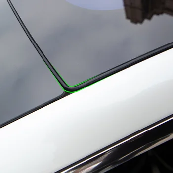 Näiteks Tesla Model 3 Auto tuulemüra Vähendamise Komplekt Vaikne tihendikomplekt Model3 Auto Tarvikud Katuseakna klaasi tihendi riba kolm Uut 2022 3