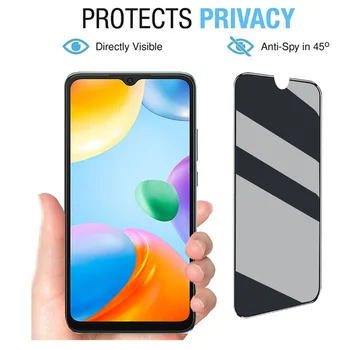 1~3tk,Eraelu Film Xiaomi Redmi 10C 5G Screen Protector Redmi10C eraelu Puutumatuse kaitsekile Redmi 10 C 9C NFC Anti-Spy Klaas 3