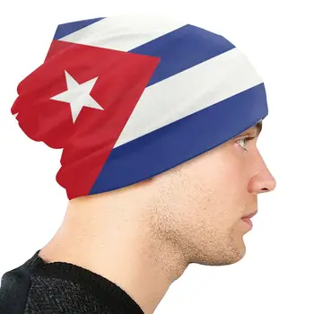 Streetwear Talvel Soe Naiste, Meeste, Koo Mütsid Täiskasvanud Unisex Kuuba Lipu Skullies Beanies Mütsid Kuuba Patriootliku Kapoti Mütsid 3