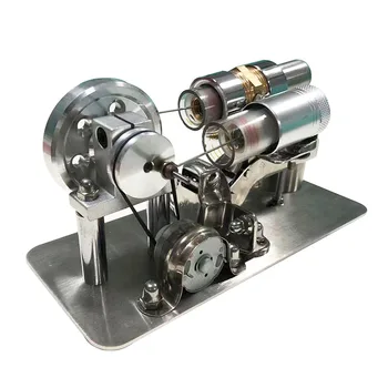 Stirling Mootori Mudel Alkoholiga Lamp Kõrge Temperatuuri Sai Soojusenergia Magnet Generaator Õpetamise Mänguasi 3