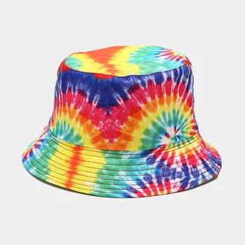 3D Värvi Tähine Prindi Mehed Kopp Müts Kaks Pool Kanda Sunhat Naiste Väljas Travel Beach Mütsid Kalurite Mütsid Unisex Hip-Hop Naine Kork 3