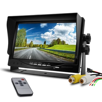 7 Tolline Auto Monitor TFT LCD-Nokats Kuvari Taga Vaadata Ekraani 12V/24V Sõiduki Backup Kaamera CCTV Kodu Turvalisuse Järelevalve 3