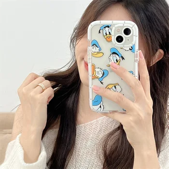 Disney Donald Duck Päevavalgus Telefon Case For Iphone 13 Mini 12 11 Pro Max Xs XR 7 8 Plus Pehmest Silikoonist Trahvi Auk Katta 2022 3