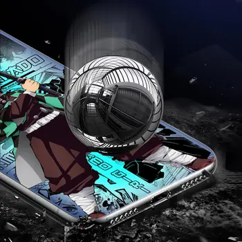 Jaapani Manga ja Anime Demon Slayer Selge Silikoon Kate Samsung Galaxy Märkus 20 Ultra 5G 8 9 10 Lite Plus A50 A70 A20 A01 Juhul 3
