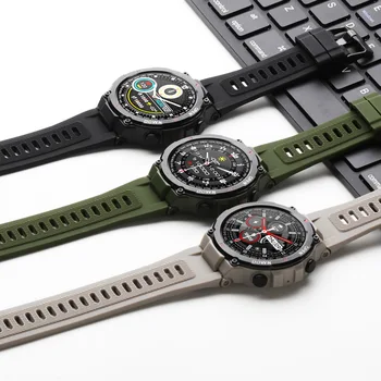 K22 Smart Watch Mehed Bluetooth Kõne Kohandatud Vaadata 1.28 tolline IPS Nägu Smartwatch Aku 400Mah Sport Watchs Vs T-Rex Pro Meestele 3