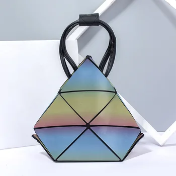mood naiste käekotid luksus õlakott disainer 2020 kokkupandav Totes top-käepide naine suure mahutavusega geomeetriline kotid 3
