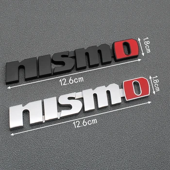 3D Metall NISMO Kleebis Auto Esiosa Iluvõre Embleem, Rinnamärk Decal Auto Stiil Nissan Qashqai Juke Tiida Teana Almera Tarvikud 3