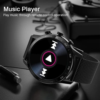 Uus Juhtmevaba Laadimise Bluetooth Kõne 454*454 Full HD Ekraan Smart Watch EKG PPG Pöörlevad Nuppu Smartwatch Meeste Pikk Aku 3