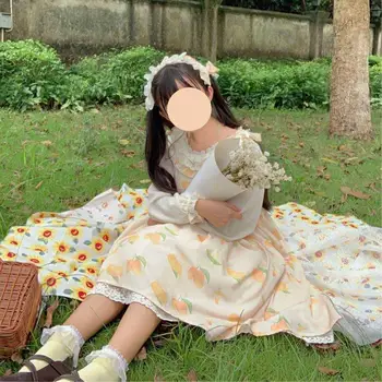 Tee Pool Jaapani Stiilis Tüdruk armas pehme jää lolita cosplay Pits kleit Neiu Kostüüm kleit 4