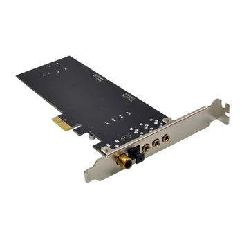 CM8828 PCI-E X1 7.1 CH Temperatuur Täitke helikaart Professionaalse Kvaliteediga HD Audio Ja Video Mängude Seadmed, Audio Kaart 4