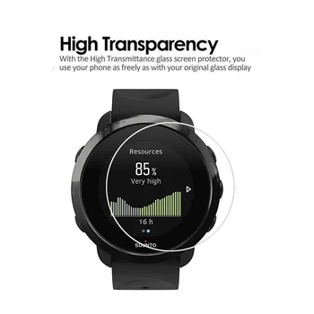 VSKEY 3TK Smart Watch Screen Protector for Suunto 3 Fitness Anti-Scratch Ring Karastatud Klaasist kaitsekile 4