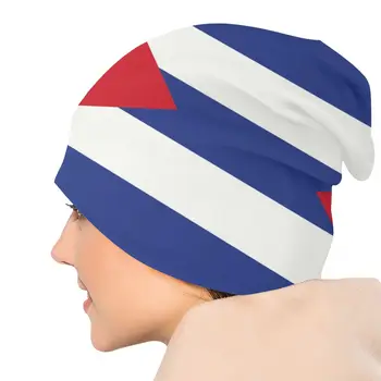 Streetwear Talvel Soe Naiste, Meeste, Koo Mütsid Täiskasvanud Unisex Kuuba Lipu Skullies Beanies Mütsid Kuuba Patriootliku Kapoti Mütsid 4
