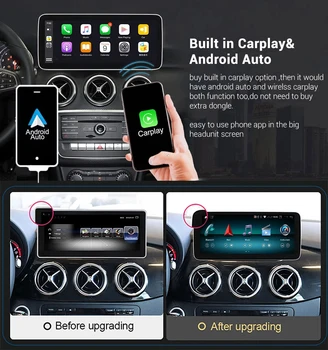8.8 Tolline Android 12 Auto Tarvikud Benz C-Klass W204 2011-2014 NTG Multimeedia Mängija Carplay Video, Raadio-Auto Monitorid 4