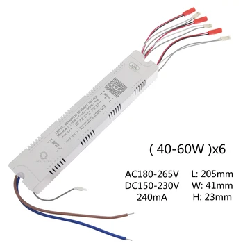 2.4 G RF Remote & APP Intelligentne LED Draiver (36-50W)x4 (40-60W)x4 (40-60W)x6 Dimm&Värv-Muudetav Toide Trafo 4