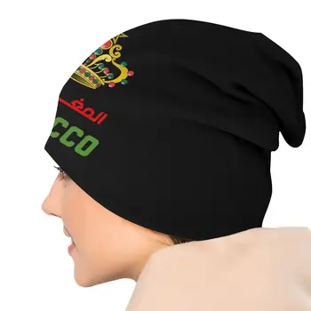 Maroko Kuningriigi Skullies Beanies Maroko Lipp Mütsid Hip-Hop Mehed, Naised, Mütsid Suvel Termilise Elastne Mütsi Kudumise Kübarad 4
