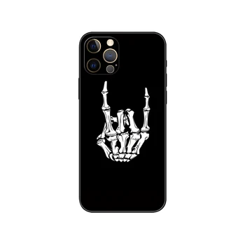 Must tpü case for iphone 5 5s se 2020 6 6s 7 8 plus x 10 XR, XS 11 12 13 mini pro MAX tagakaas Gooti Nõid Saatan 4