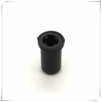10 Töö 6 × 12mm must plastik lüliti nupuga kork, mis sobib ümmargune auk ja kandiline auk 3.2x3.2mm 4