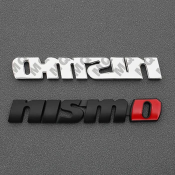 3D Metall NISMO Kleebis Auto Esiosa Iluvõre Embleem, Rinnamärk Decal Auto Stiil Nissan Qashqai Juke Tiida Teana Almera Tarvikud 4
