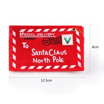 1tk Santa Claus Jõulud Ümbrik Ripats Tree Kaunistused Christmas Candy Kotid Kodu Poole Xmas Decor Uus Aasta 2023 Noel Kingitus 5