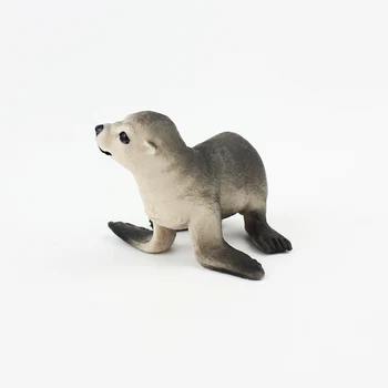 Uus Veealuse Maailma Loomade Mudeli Simulatsiooni Sea Lion Mänguasi Tahke Plastikust Poisi Varase Hariduse Puzzle Joonis Mudel 5