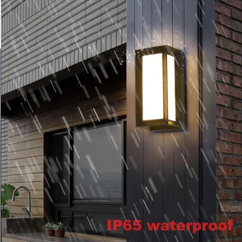 Liikumisandur radar Kaasaegne LED seina lamp valgustus veekindel IP65 sise-ja välisvalgustuse aed, hoov, trepid kodu magamistuba 5