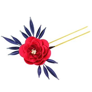 Camellia lill Zan klambri külge DIY seatud juuksed ornament koos traditsiooniliste rõivaste käsitöö algajatele classic 5